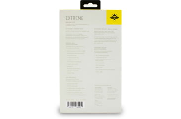 Image of PowerTraveller Extreme Solar powered Charger, Black/Orange Striping, Battery -5.3 x 2.8 x .78 mm, solar -7.91 x 4.48 x , PTL-EXT001