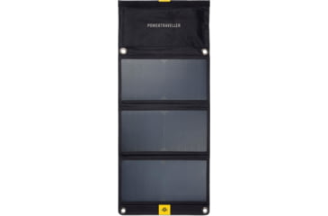Image of PowerTraveller Falcon 21 Foldable, Multi-Voltage Solar Panel, Black, PTL-FLS021