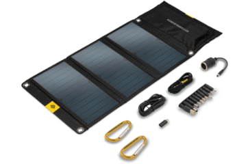 Image of PowerTraveller Falcon 21 Foldable, Multi-Voltage Solar Panel, Black, PTL-FLS021