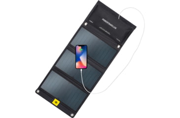 Image of PowerTraveller Falcon 21 Foldable, Multi-Voltage Solar Panel, Black, PTL-FLS021