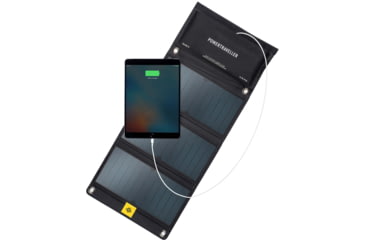 Image of PowerTraveller Falcon 21 Foldable, Multi-Voltage Solar Panel, Black, PTL-FLS021