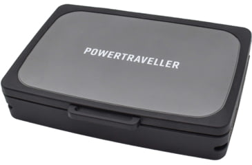 Image of PowerTraveller Solar Adventurer II 10000Mah Solar Charger w/ Integrated Battery, Black, One Size, PTL-SAT040