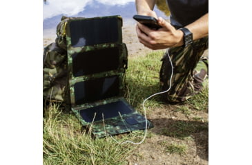 Image of PowerTraveller Tactial Falcon 28 Foldable Efte 28 Watt Solar Panel, Camo, One Size, PTL-FLE028 TAC