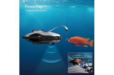 Image of PowerVision PowerRay Wizard Sonar FishFinder with PowerVision Edition of Zeiss VR One Plus Goggles, PRW10