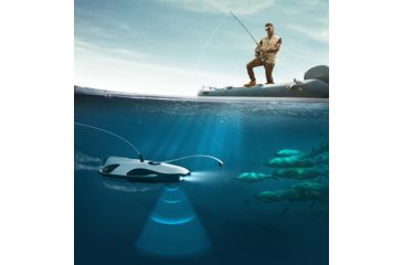 Image of PowerVision PowerRay Wizard Sonar FishFinder with PowerVision Edition of Zeiss VR One Plus Goggles, PRW10