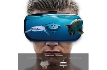 Image of PowerVision PowerRay Wizard Sonar FishFinder with PowerVision Edition of Zeiss VR One Plus Goggles, PRW10