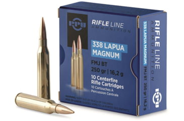 Image of Ppu Ammo .338 Lapua Magnum 250gr. Fmj 10-pack