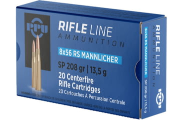 Image of Ppu Ammo 8x56r Mannlicher 208gr. Jsp 20-pack