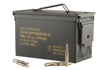 Image of PPU PP3006GMC Standard Rifle 30-06 Springfield 150 Gr Full Metal Jacket 25 Bx/