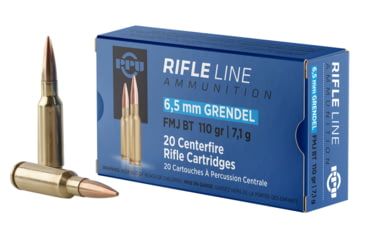 Image of PPU PP6GF Standard Rifle 6.5 Grendel 110 Gr Full Metal Jacket Boat Tail FMJBT