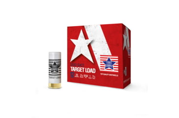 Image of PPU Stars &amp; Stripes Target Load Shotshell 12 Ga, 2 3/4'', 1 oz #7.5, 1250 fps, 25 Rnd, CT12875