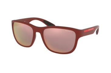Image of Prada ACTIVE PS01US Sunglasses 3865L2-59 - Bordeaux Rubber Frame