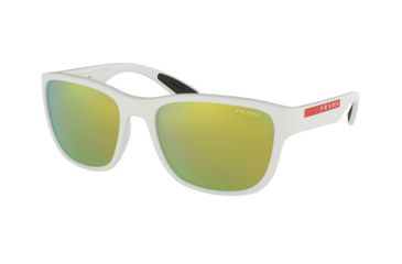 Image of Prada ACTIVE PS01US Sunglasses TWK4J2-59 - White Rubber Frame