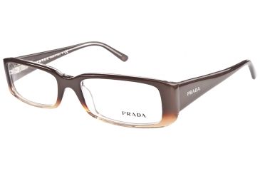Image of Prada PR22MV Bifocal Eyeglasses - Brown Gradient Demo Lens Frame / 51 mm Prescription Lenses, ZXB1O1-5116