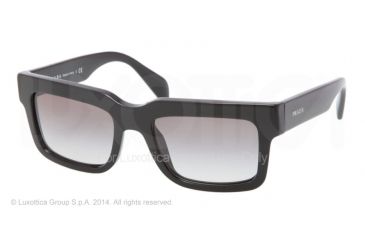 Image of Prada CAST PR01QS Bifocal Prescription Sunglasses PR01QS-1AB0A7-52 - Lens Diameter 52 mm, Frame Color Black