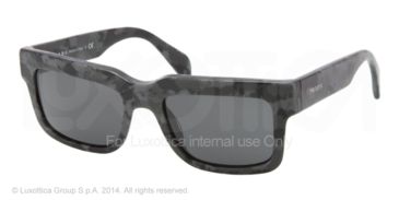 Image of Prada CAST PR01QS Bifocal Prescription Sunglasses PR01QS-DHP1A1-52 - Lens Diameter 52 mm, Frame Color Mimetic Matte Black