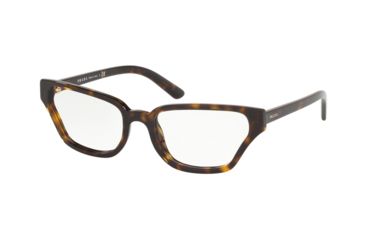 Image of Prada CATWALK PR04XVF Progressive Prescription Eyeglasses, 54mm, Havana, PR04XVF-2AU1O1-54-PRO
