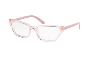 Image of Prada CATWALK PR04XV Eyeglass Frames 5381O1-54 - Transparent Pink