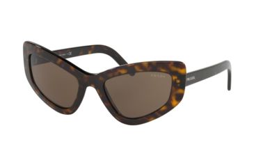 Image of Prada CATWALK PR11VS Sunglasses 2AU8C1-55 - , Brown Lenses