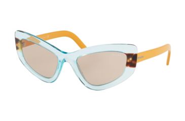 Image of Prada CATWALK PR11VS Sunglasses 4704I2-55 - , Light Brown Lenses