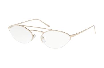 Image of Prada CATWALK PR62VV Progressive Prescription Eyeglasses, 57mm, Pale Gold, PR62VV-ZVN1O1-57-PRO