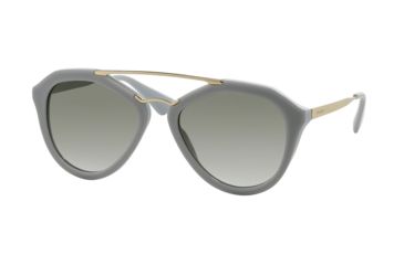Image of Prada CINEMA' PR12QS Single Vision Prescription Sunglasses PR12QS-TV30A7-54 - Lens Diameter 54 mm, Frame Color Opal Grey/Matte Grey