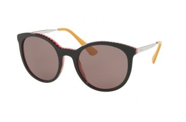 Image of Prada Cinema PR17SS Progressive Prescription Sunglasses PR17SS-VH66X1-53 - Lens Diameter 53 mm, Frame Color Black Pink