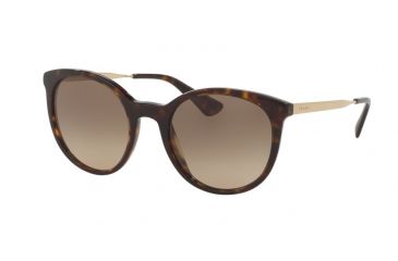 Image of Prada CINEMA PR17SSF Bifocal Prescription Sunglasses PR17SSF-2AU3D0-55 - Lens Diameter 55 mm, Frame Color Havana