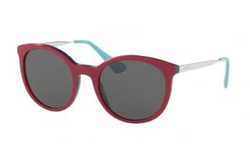 Image of Prada Cinema PR17SSF Bifocal Prescription Sunglasses PR17SSF-VH43C2-55 - Lens Diameter 55 mm, Frame Color Bordeaux/green