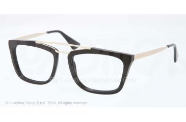 Image of Prada CINEMA PR18QV Eyeglass Frames 1AB1O1-51 - Black Frame