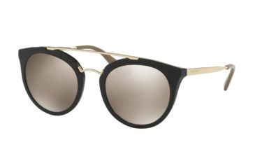 Image of Prada CINEMA PR23SSF Single Vision Prescription Sunglasses PR23SSF-1AB1C0-52 - Lens Diameter 52 mm, Frame Color Black