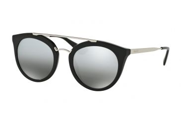 Image of Prada CINEMA PR23SSF Single Vision Prescription Sunglasses PR23SSF-1AB6N2-52 - Lens Diameter 52 mm, Frame Color Black