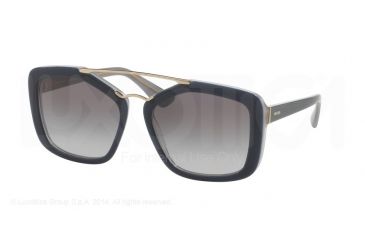 Image of Prada CINEMA' PR24RS Single Vision Prescription Sunglasses PR24RS-UEE3E2-56 - Lens Diameter 56 mm, Frame Color Opal Grey/azure/opal Grey