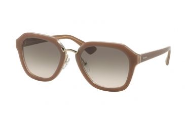 Image of Prada CINEMA' PR25RS Progressive Prescription Sunglasses PR25RS-UEC4K0-55 - Lens Diameter 55 mm, Frame Color Opal Powder/pink/opal Powder