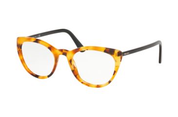 Image of Prada CONCEPTUAL PR07VV Bifocal Prescription Eyeglasses, 51mm, Orange Havana, PR07VV-UF31O1-51-BI