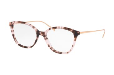 Image of Prada CONCEPTUAL PR11VV Eyeglass Frames ROJ1O1-51 - Pink Havana