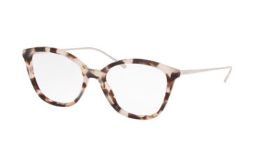 Image of Prada CONCEPTUAL PR11VV Eyeglass Frames UAO1O1-51 - Spotted Opal Brown