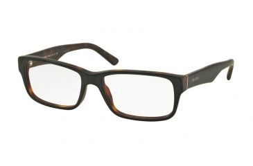 Image of Prada Eyeglass Frames PR16MV UBH1O1-55 - Top Black/matte Tortoise Frame