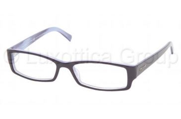 Image of Prada Eyeglass Frames PR19LV 7ON1O1-5200 - Top Violet On Lilac Frame