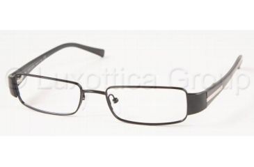 Image of Prada Eyeglasses PR72HV with Lined Bifocal Rx Prescription Lenses 1BO1O1-4917 - Matte Black 