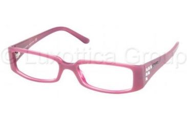 Image of Prada Eyeglasses PR06LV with No-Line Progressive Rx Prescription Lenses 7WU1O1-5016 - Raspberry 