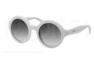 Image of Prada JOURNAL PR06QS Single Vision Prescription Sunglasses PR06QS-7S30A7-51 - Lens Diameter 51 mm, Frame Color Ivory