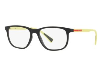 Image of Prada LIFESTYLE PS05LV Bifocal Prescription Eyeglasses, 53mm, Black Rubber, PS05LV-2491O1-53-BI