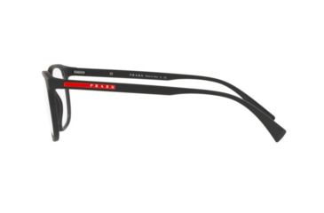 Image of Prada LIFESTYLE PS05LV Bifocal Prescription Eyeglasses, 53mm, Black Rubber, PS05LV-DG01O1-53-BI