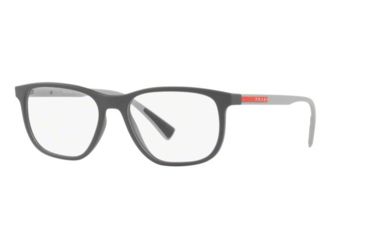 Image of Prada LIFESTYLE PS05LV Bifocal Prescription Eyeglasses, 55mm, Grey Rubber, PS05LV-TFZ1O1-55-BI