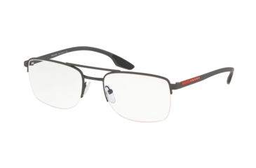 Image of Prada LIFESTYLE PS51MV Eyeglass Frames 5341O1-53 - Grey Rubber