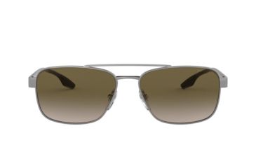 Image of Prada LIFESTYLE PS51US Bifocal Prescription Sunglasses, 59mm, Gunmetal, PS51US-5AV1X1-59-BI