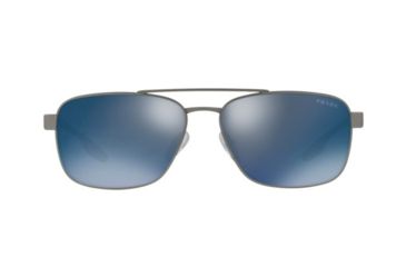 Image of Prada LIFESTYLE PS51US Bifocal Prescription Sunglasses, 59mm, Gunmetal Rubber, PS51US-DG1387-59-BI