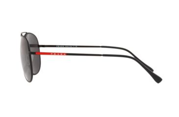 Image of Prada LIFESTYLE PS55US Bifocal Prescription Sunglasses, 57mm, Black Rubber, PS55US-DG05S0-57-BI