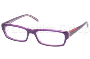 Image of Prada Linea Rosa Eyeglasses PS09AV with Rx Prescription Lenses GVZ1O1-5316 -